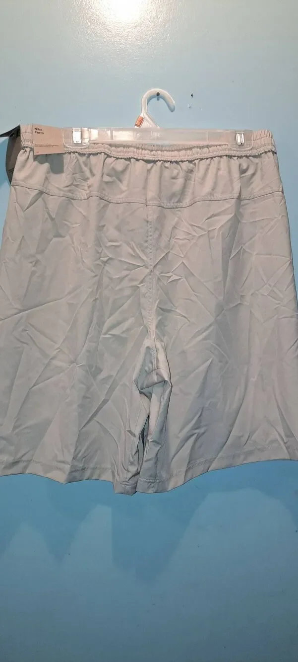 Nike Form Dri-Fit Men’s Training Shorts L Tall Tan 34 Waist 9” NWT FN2998-251